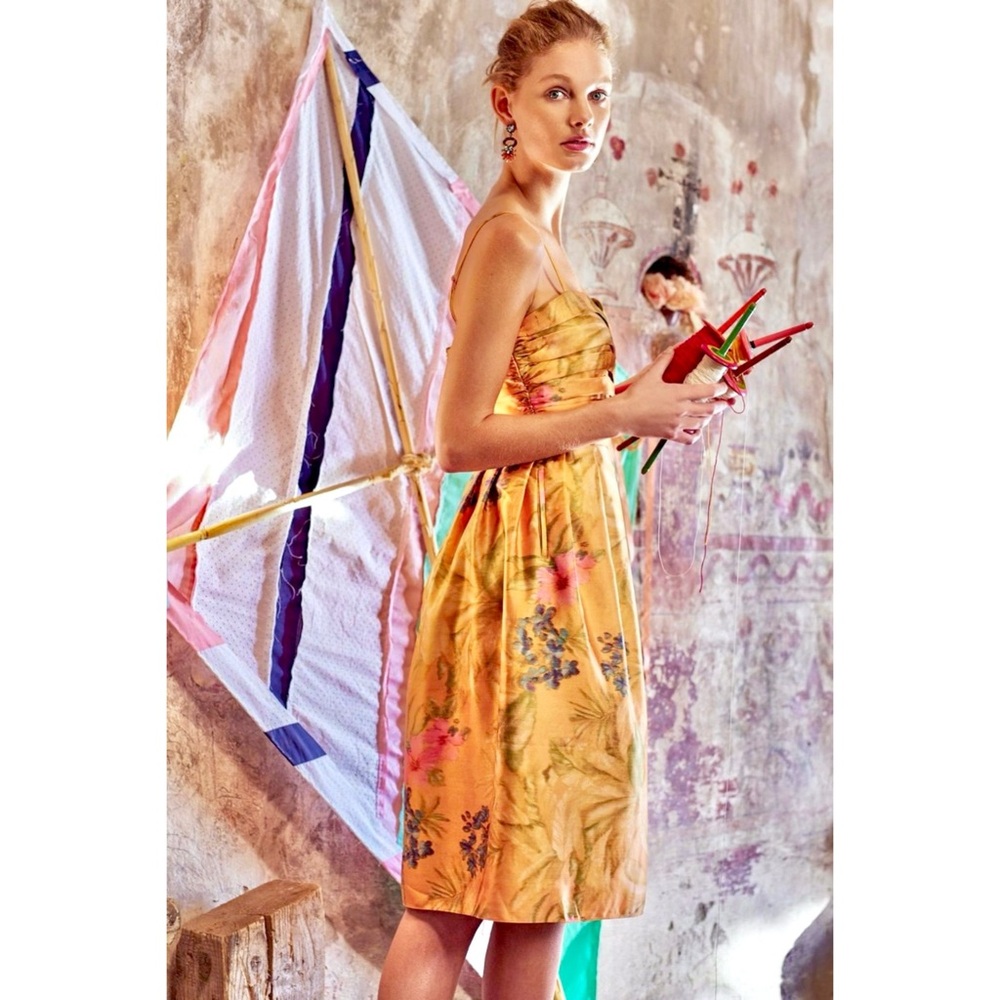 🌈 Gorgeous Floral Anthropologie Cocktail Dress - Picture 10 of 10